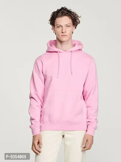 Lavishaok Chillme Pink Full Sleeve Men Fleece Sweatshirt Hoodie-thumb0