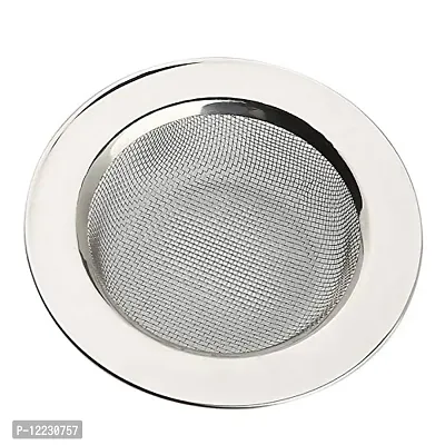 Sink Strainer Heavy Duty Stainless Steel Strainer Kitchen Drain Basin Basket Filter Stopper Drainer Sink Jali (Size- 11.5 cm)-thumb0