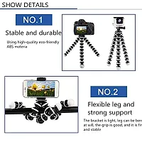 Fully Flexible 10 Inch Gorilla Tripod for Mobile Phone DSLR and Action Camera GoPro with Holder Stand Lightweight Sturdy Portable Adjustable Foldable Clip Cell Phone Attachment-thumb3