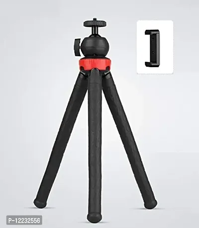 Camera Flexible Tripod, Mobile Phone Tripod 12 Inch Gorilla Lightweight Bendable Tripod with Heavy Duty Mobile Holder, Compatible for Action Cameras, Smartphones, DSLR GoPro Camcorder etc-thumb0