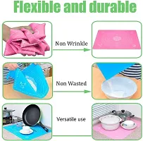 1 Pcs 50 * 40cm Silicone Baking Mat Cooking Plate Table Cake Fondant Dough Rolling Kneading Mat Baking Mat with Scale Grill Pad Tools - Multicolor-thumb3