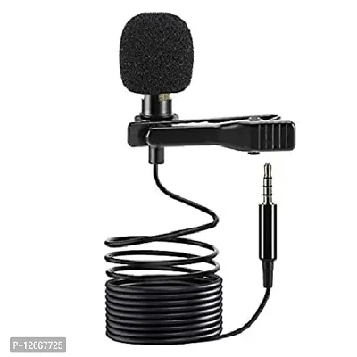 Kitchenfest clip-On Mini lavalier Lapel Mic Collar Microphone For PC Computer Laptop Gaming Sound Recording Microphone-thumb0