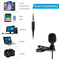 Kitchenfest clip-On Mini lavalier Lapel Mic Collar Microphone For PC Computer Laptop Gaming Sound Recording Microphone-thumb1