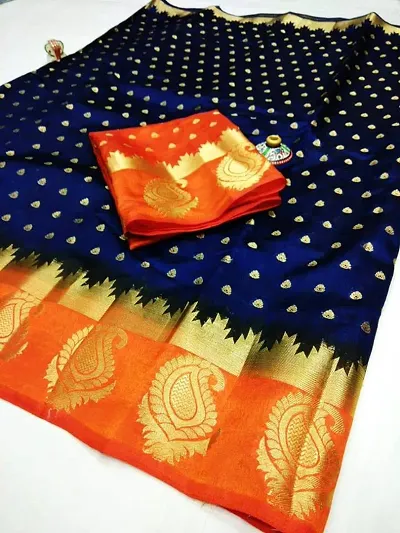 Art Silk Saree With Blouse Piece