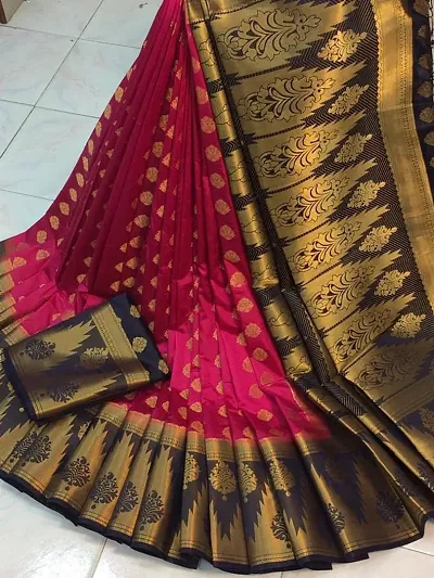 Tiya Attractive Banarasi Silk Woven Sarees