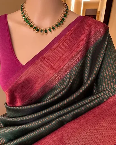 Beutiful Silk Sarees With Blouse Piece