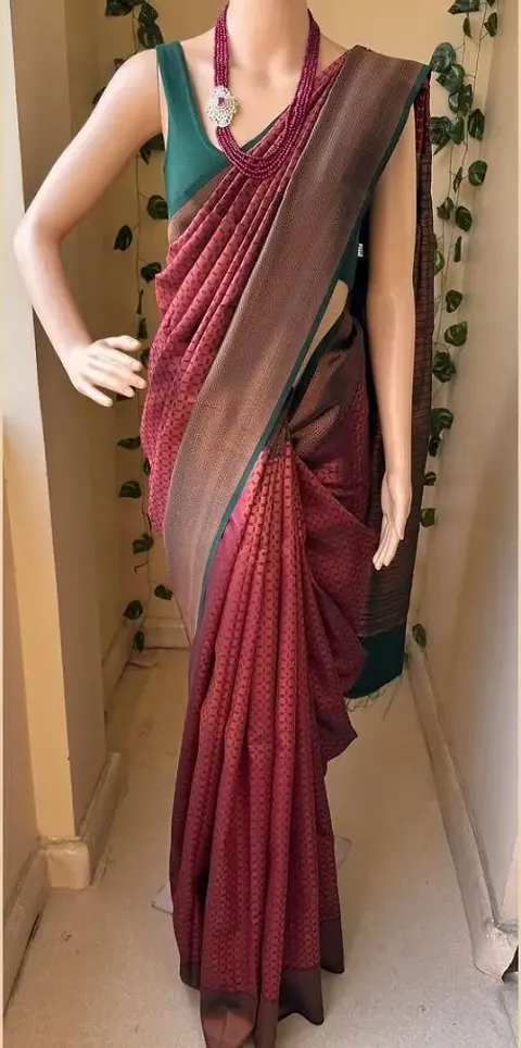 Trendy Silk Sarees With Blouse Piece