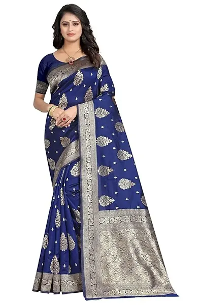 Must Have Silk Blend Saree with Blouse piece 