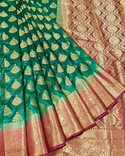 Elegant Art Silk Saree with Blouse piece For Women