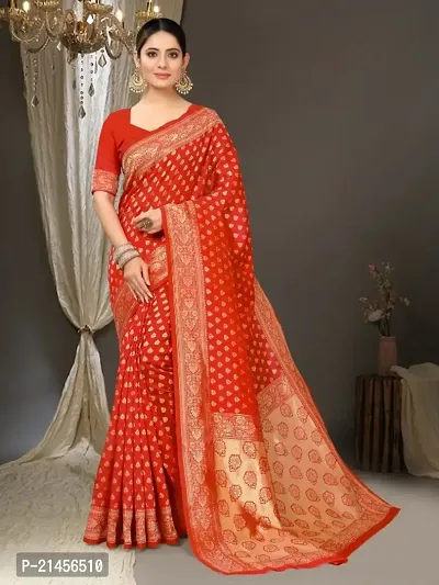 Woven Design Art Silk Saree with Blouse Piece