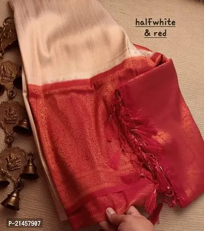 Silk Blend Woven Design With Blouse Piece