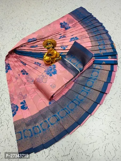 Classic Art Silk Saree with Blouse piece For Women