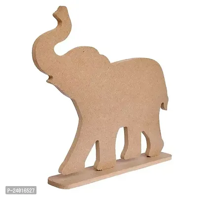 Mdf Standing Elephant W5.5 X H5Inch 3.0Mm Thick 1Pc