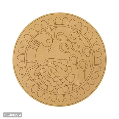 Mandala Patten Pre Marked Wooden Mdf Boards Art And Craft Painting Cutout Diy Work Work Home, Decor-thumb0
