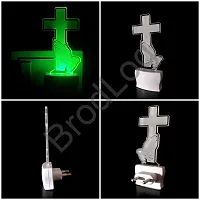 Jesus 3D Optical Illusion Acrylic Night Lamp, 7 Colors Rgb Auto Gradual Changing Led Plug And Play Night Light, Office Light, Best For Gift-thumb2