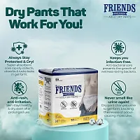 Friends Premium Adult Diapers Pant Style - 10 Count -XXL- with Odour lock and Anti-Bacterial Absorbent Core- Waist Size 34-65 Inch ;86-165cm-thumb3