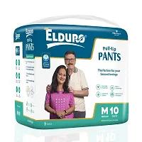 ELDURO Premium Unisex Adult Pant Diapers, Medium 71-111Cm (28''-44''), 30 Count, Wetness Indicator, Leakproof, 14 hrs Overnight Protection, With Aloe Vera, Pack of 3-thumb1