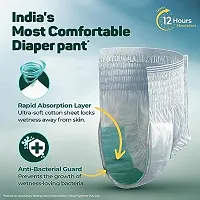 Friends Classic Adult Diapers Pants Style - 10 Count (Large) with odour lock and Anti-Bacterial Absorbent Core- Waist Size 30-56 inch ; 76-142cm-thumb3