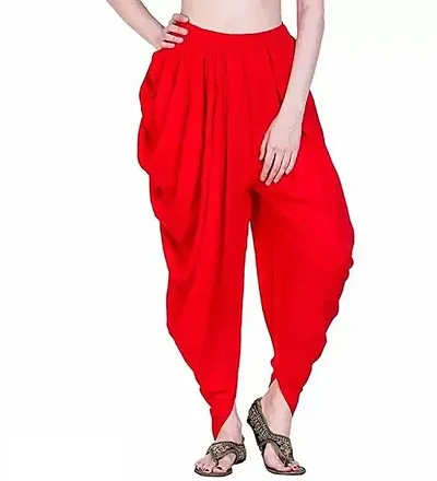 Kanna Fabric Women Stylish Dhoti Pants Salwar Bottom Wear for Girls/Womens
