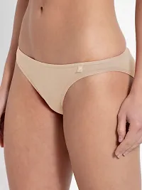 FlyBaby New Branded Woman Bikini Style Panty in Polycotton Marital with Higher Stretchable and Full on Softness (XL, Skin)-thumb4