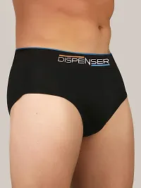 DISPENSER Men's Underwear | 3X Softer Micro Modal Brief | Stretchable  Breathable Knicker | Super Soft Innerwear | Digital Waistband Which Look More Sexy (S, Black)-thumb4