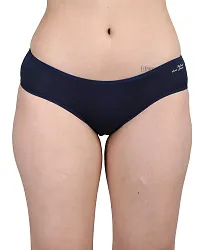 FlyBaby Women Knicker | FC4 Cotton Underwear | Hipster Panties | Plus Size Brief Pack of 4 (M, Navy-Sky-Maroon-Skin)-thumb1