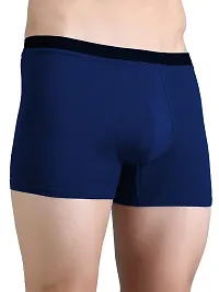 DISPENSER Micro Modal Boxer Brief (S1 Pack Of 2) (S, NavyBlue - Silver)-thumb1