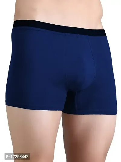 DISPENSER Micro Modal Boxer Brief (S1 Pack Of 2) (S, NavyBlue - Silver)-thumb2