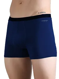 DISPENSER Micro Modal Boxer Brief (S1 Pack Of 2) (S, NavyBlue - Black)-thumb1