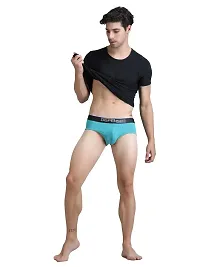 DISPENSER Men Micro Modal Brief Underwear | Anti Bacterial Super Soft Knicker | Multi Color Plus Size Pack of 1-thumb1