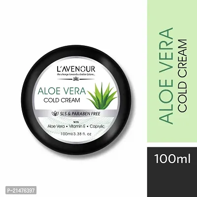 L'avenour Aloe Vera Cold Cream for Dry Skin, Men  Women - 100ml-thumb0