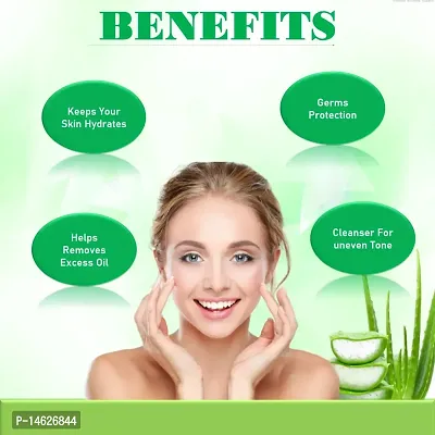 Piiu Organics Natural Herbal Glycerine Aloevera, Neem  Tulsi Bath Bar | Cleanses and purifies the skin | 100gm (Buy 1 Get 1 Free)-thumb3