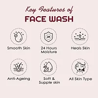 NUTRIGLOW Advanced Organics face wash, Anti-Ageing/Reduces Wrinkles, red wine face wash, 100 ml-thumb2