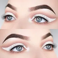 LOVE HUDA Professional Waterproof 24 Hours Stay Long Lasting Auto Kajal White.-thumb4