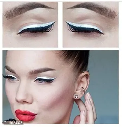 LOVE HUDA Professional Waterproof Long Lasting White Sketch Pen Eyeliner 24 Hours Stay Eyeliner.-thumb5