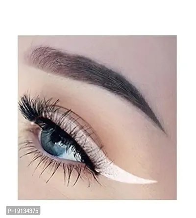 LOVE HUDA Professional Waterproof Long Lasting White Sketch Pen Eyeliner 24 Hours Stay Eyeliner.-thumb4