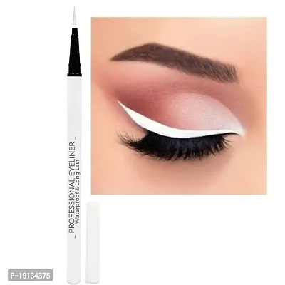 LOVE HUDA Professional Waterproof Long Lasting White Sketch Pen Eyeliner 24 Hours Stay Eyeliner.-thumb3