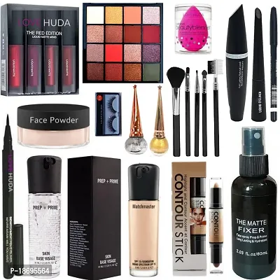 LOVE HUDA Professional Makeup Kit Combo Full Set With All Products For Girls  Women-thumb0