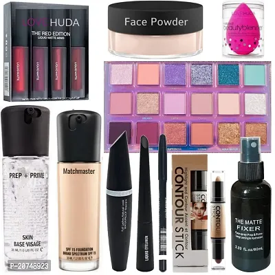 LOVE HUDA Professional HD Makeup Kit Combo Full Set With All Products For Girls  Women