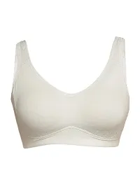 Inner Sense Women's Organic Cotton Anti-Microbial Soft Cup Non-Wired Bra (Pack of 3)-thumb2