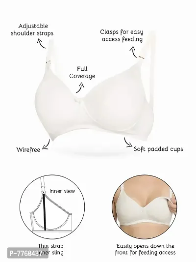 Inner Sense Organic Cotton Antimicrobial Women's Nursing Bra-thumb2