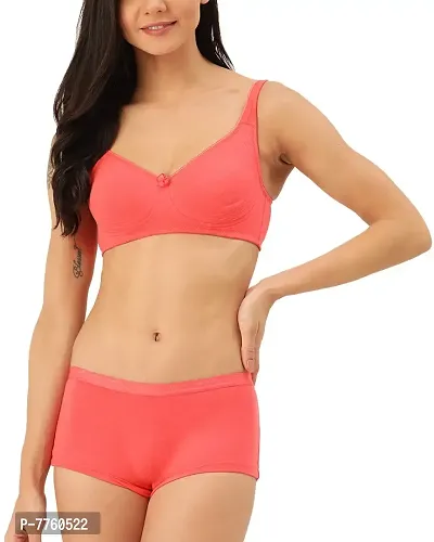 Buy Inner Sense Organic Cotton Antimicrobial Seamless Side Support Bra  Panty Set Online In India At Discounted Prices