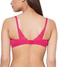 Inner Sense Organic Cotton Antimicrobial Women's Padded Underwired Lace Bra-thumb3