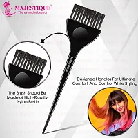 Majestique Wide Dye Hair Coloring Brush with Tail Pin Hair Comb, Long Tail Hair Dye Color Brush - Hair Color Brush, Hair Dye Brush Colouring Applicator Brush Perfect for Women and Men - Pack of 2-thumb1