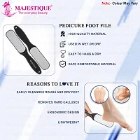 Majestique Extra Fast Dual Sided Skin Scrubber for Dead Skin - Immediately Reduces Calluses and Corns to Powder for Instant Results, Safe Tool - Color May Very-thumb4