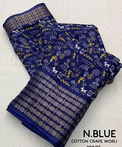 Trendy Saree with Blouse Piece for Women