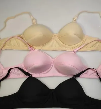 Soft Padded Everyday Bra Pack Of 3