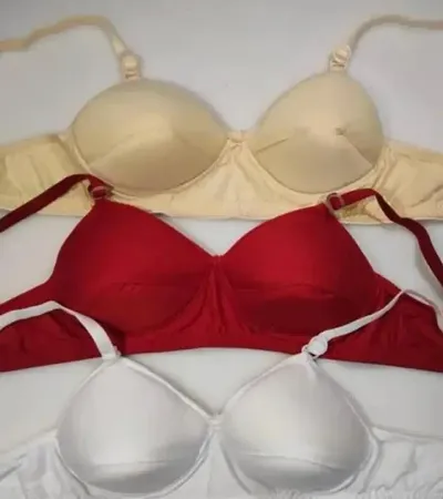 Solid Padded Bras For Women