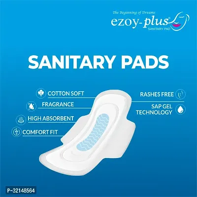 Ezoyplus Soft Sanitary Pads XL Size Pack of 2 (80 Pcs)-thumb2