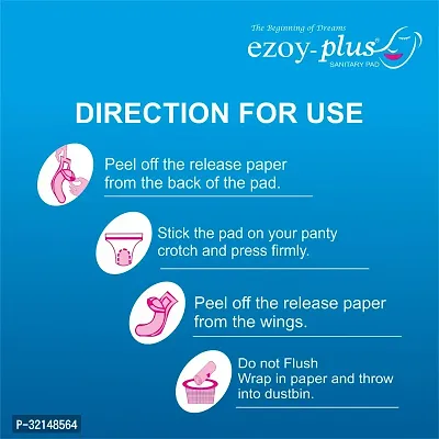 Ezoyplus Soft Sanitary Pads XL Size Pack of 2 (80 Pcs)-thumb4